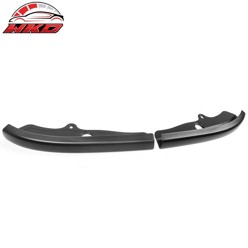 Fits 15-23 Dodge Challenger Scat Pack 2PCS Front Bumper Lip Splitter Matte Black