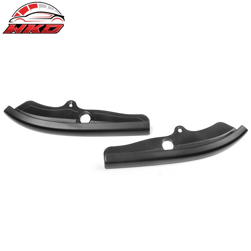Fits 15-23 Dodge Challenger Scat Pack 2PCS Front Bumper Lip Splitter Matte Black