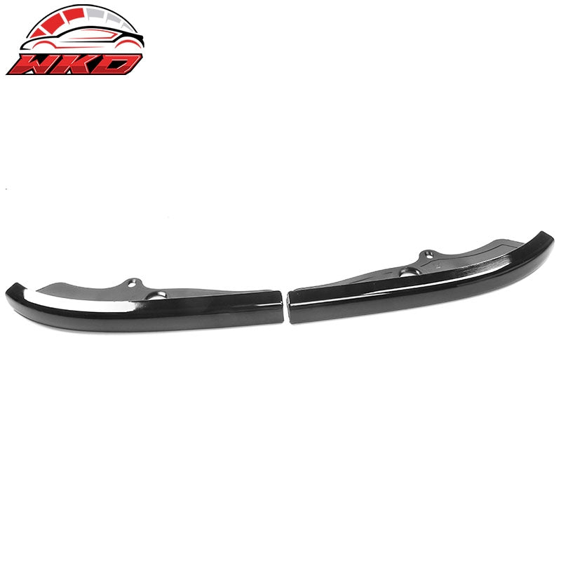 Fits 15-23 Dodge Challenger Scat Pack Front Bumper Lip Protector Kit Gloss Black