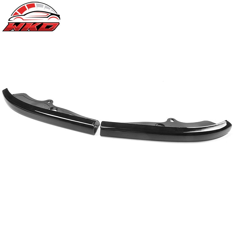 Fits 15-23 Dodge Challenger Scat Pack Front Bumper Lip Protector Kit Gloss Black