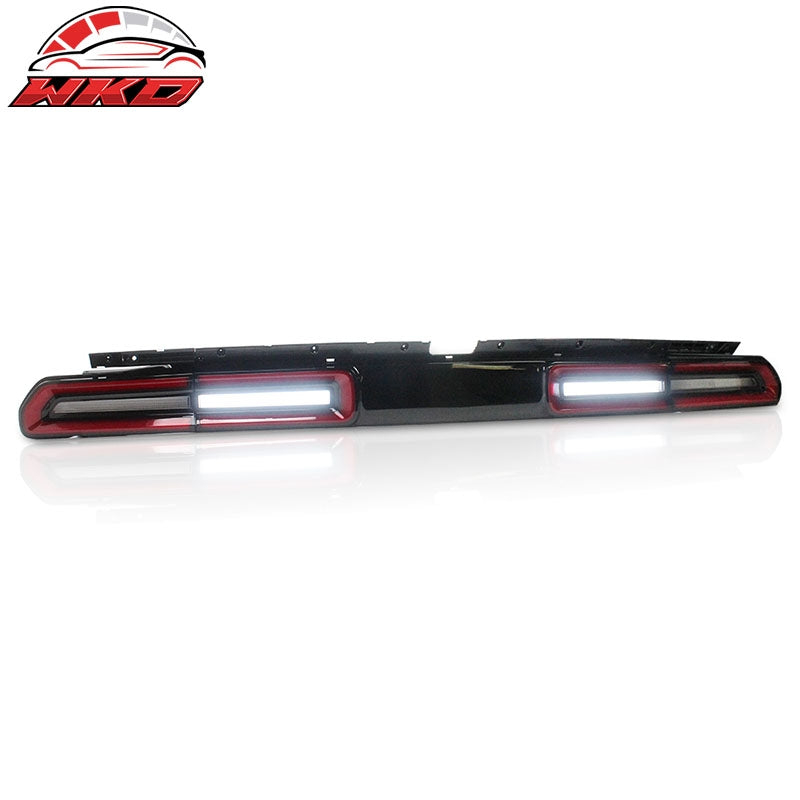 Fits 08-14 Dodge Challenger Sequential Turn Signal LED Tail Lights 2PC - Red