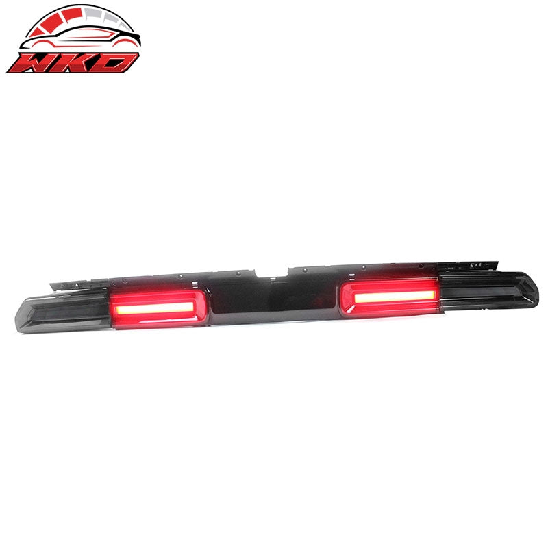 Fits 08-14 Dodge Challenger Sequential Turn Signal LED Tail Lights 2PC - Smoke