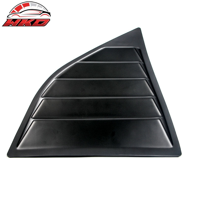 For 08-23 Dodge Challenger XE V2 Matte Black Side Window Louver Scoop Vent Cover