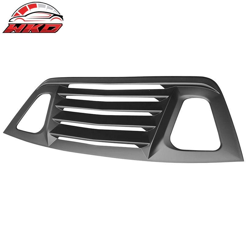Fits 08-23 Dodge Challenger Window Louver Sun Shade Cover Unpainted ABS