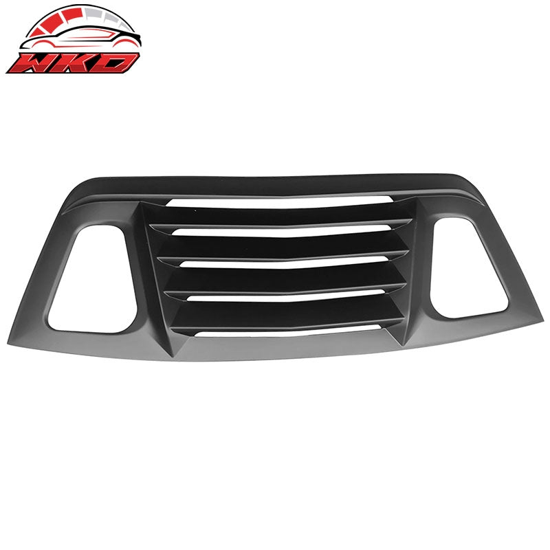 Fits 08-23 Dodge Challenger Window Louver Sun Shade Cover Unpainted ABS