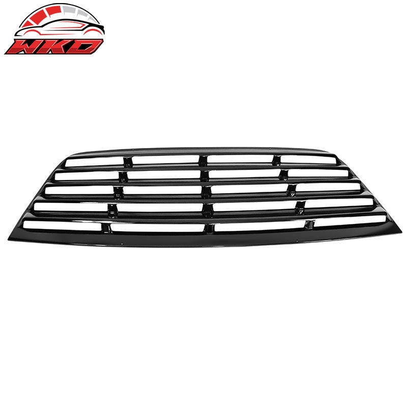 Fits 08-23 Dodge Challenger Window Louver Rear Cover Painted ABS Gloss Black