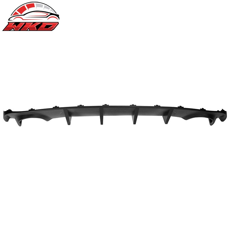 Fits 15-23 Dodge Charger Base SXT Rear Bumper Lip Diffuser Matte Black PP
