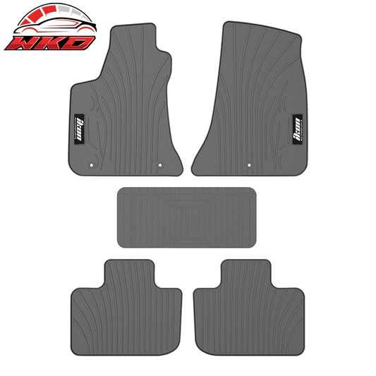 Wholesale 11-23 Dodge Charger/Chrysler 300 RWD Latex Floor Mats Liner Gray Carpet 5PC