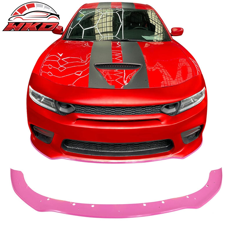 Wholesale 15-23 Dodge Charger Front Bumper Lip Protector Pink - Only IKON Bumper