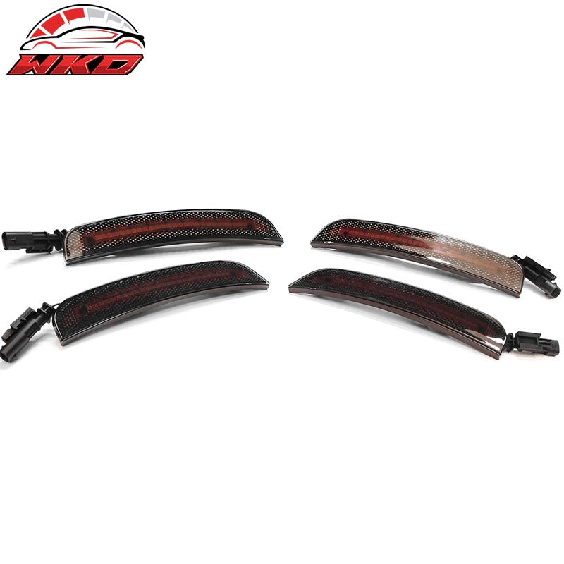 Wholesale 15-23 Dodge Charger 4PCS Front & Rear LED Side Marker Lights W/Smoked Lens