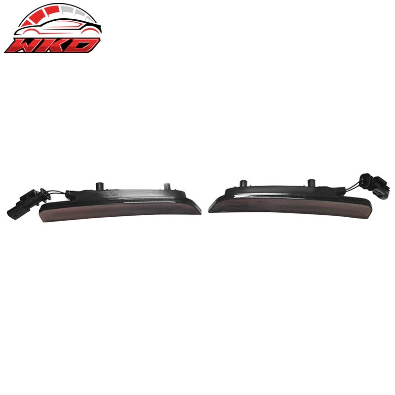Fits 15-23 Dodge Charger 4PCS Front & Rear LED Side Marker Lights W/Smoked Lens