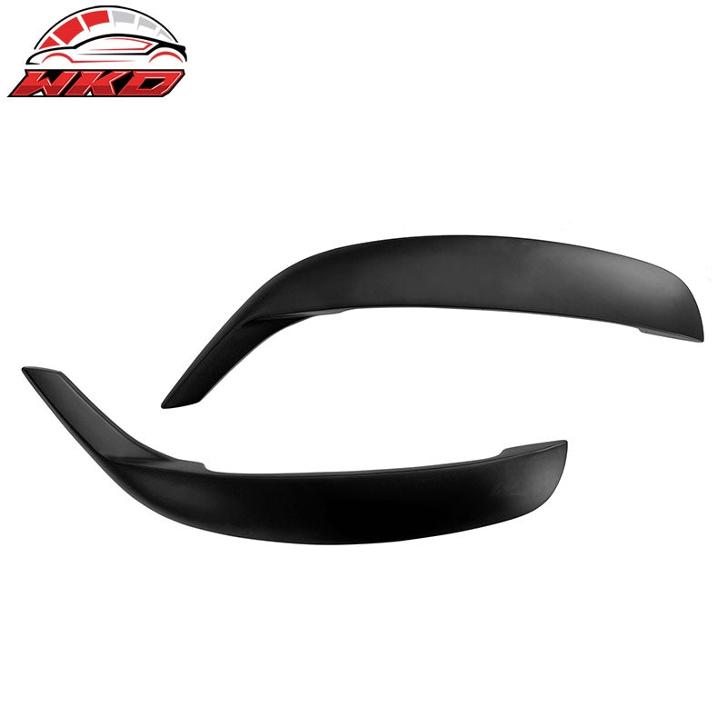 Wholesale 15-23 Dodge Charger IKON1 Style Front Door Side Fin Vents Matte Black ABS - Wikond Auto