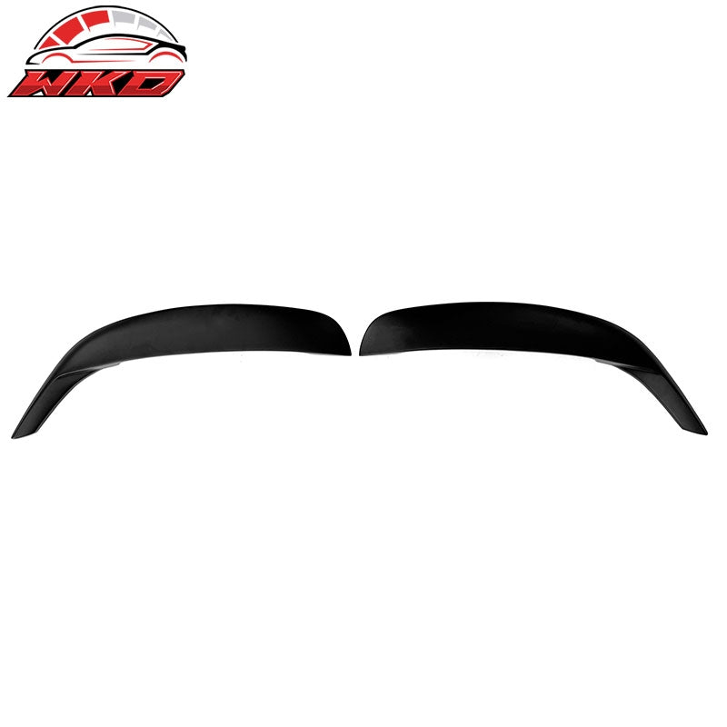 Wholesale 15-23 Dodge Charger IKON1 Style Front Door Side Fin Vents Matte Black ABS - Wikond Auto