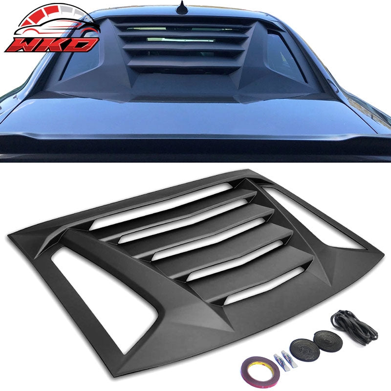 Wholesale 11-23 Dodge Charger IKON V2 Style Rear Window Louver Sun Shade Cover ABS