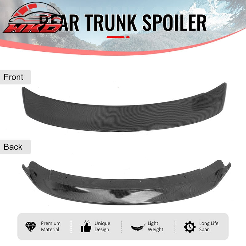 Fits 15-23 Dodge Charger Redeye Carbon Fiber Print Rear Trunk Spoiler Wing ABS