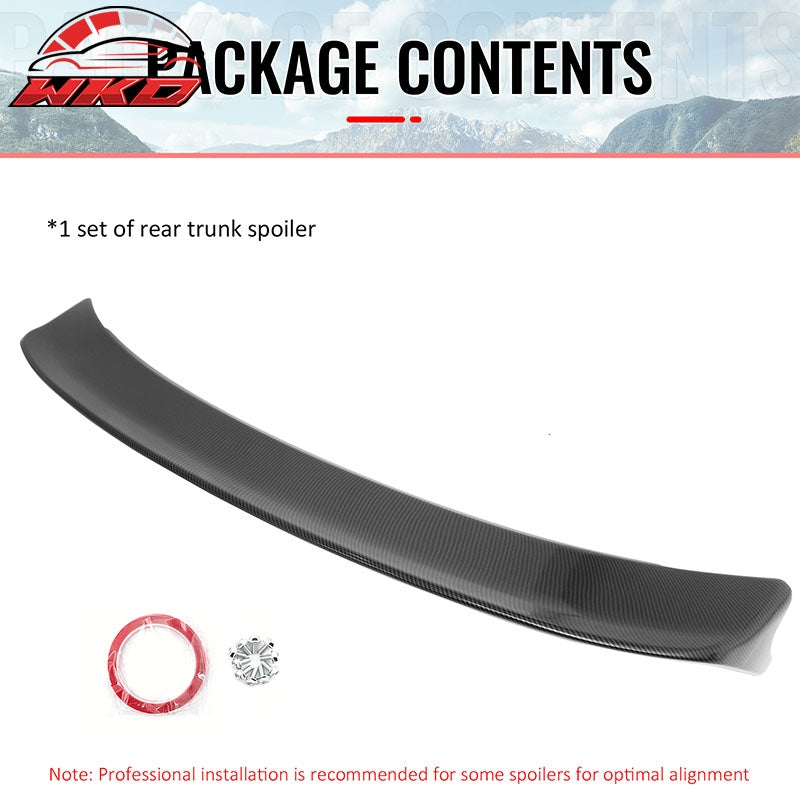 Fits 15-23 Dodge Charger Redeye Carbon Fiber Print Rear Trunk Spoiler Wing ABS