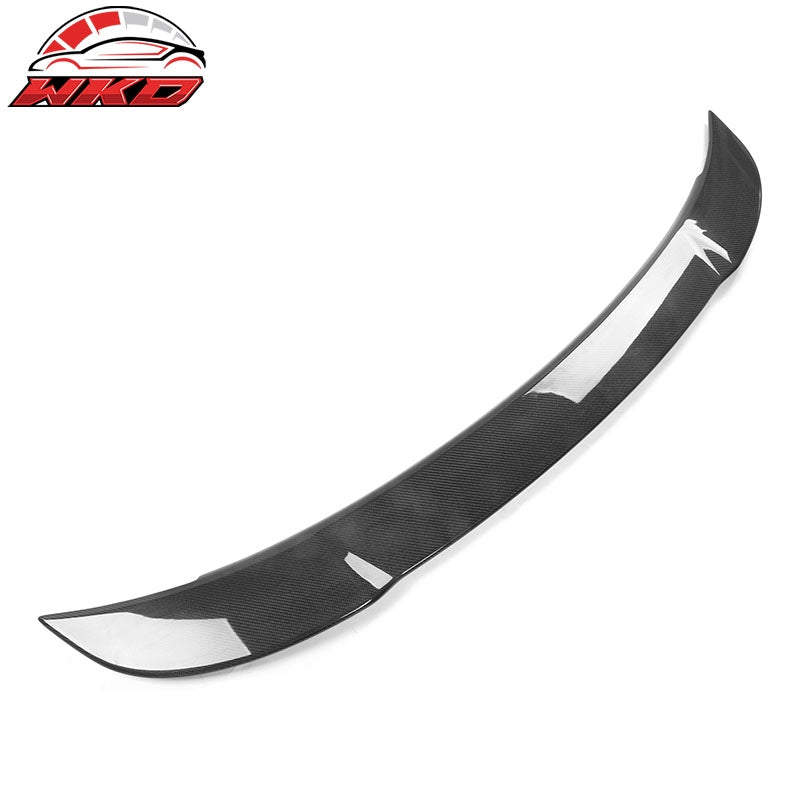 Fits 15-23 Dodge Charger SRT Hellcat Style Carbon Fiber Rear Trunk Spoiler Wing