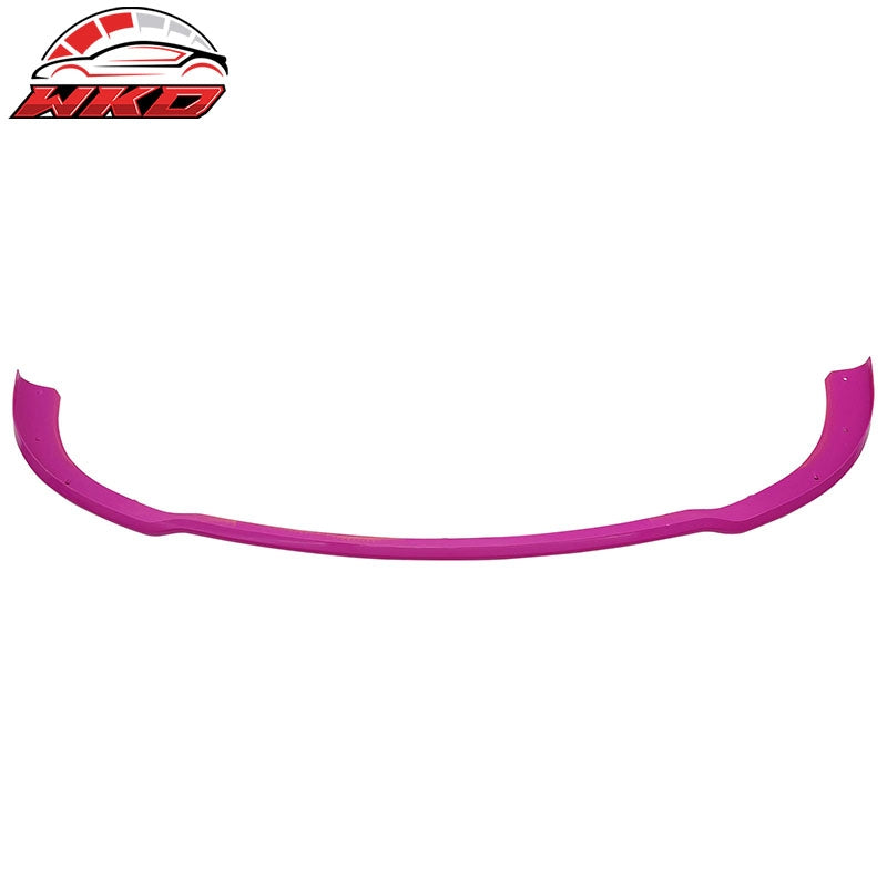 Fits 15-23 Dodge Charger SRT Pink Front Bumper Lip Protector ABS Injection 1PC
