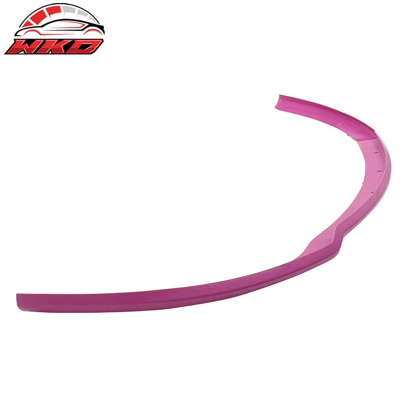 Fits 15-23 Dodge Charger SRT Pink Front Bumper Lip Protector ABS Injection 1PC
