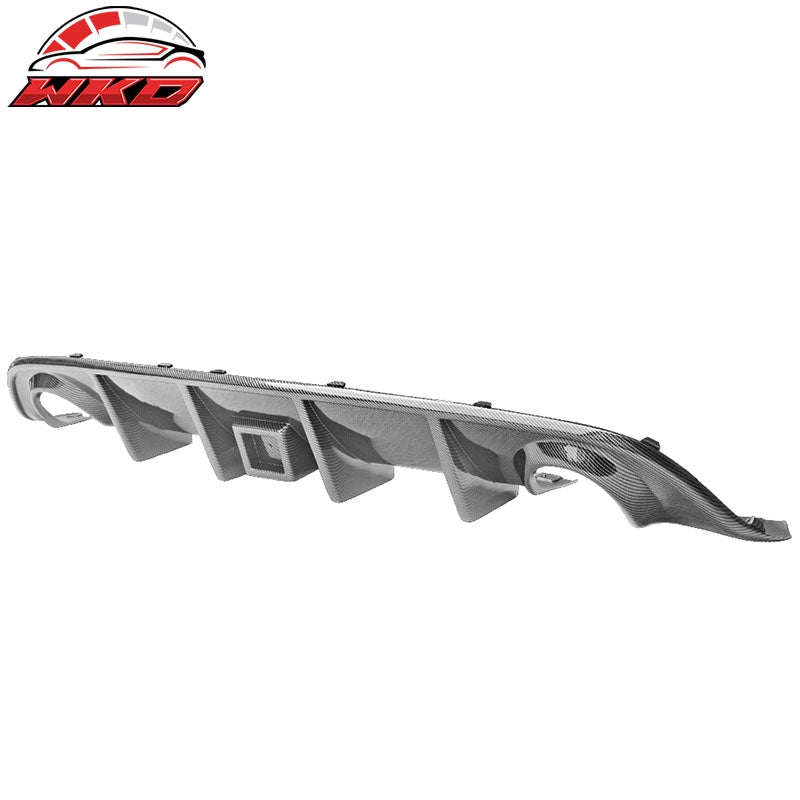 Wholesale 15-23 Dodge Charger SRT Rear Bumper Diffuser Valance W/LED Brake Light Lamp - Wikond Auto