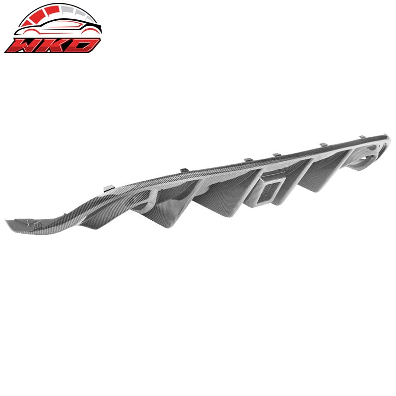 Wholesale 15-23 Dodge Charger SRT Rear Bumper Diffuser Valance W/LED Brake Light Lamp - Wikond Auto