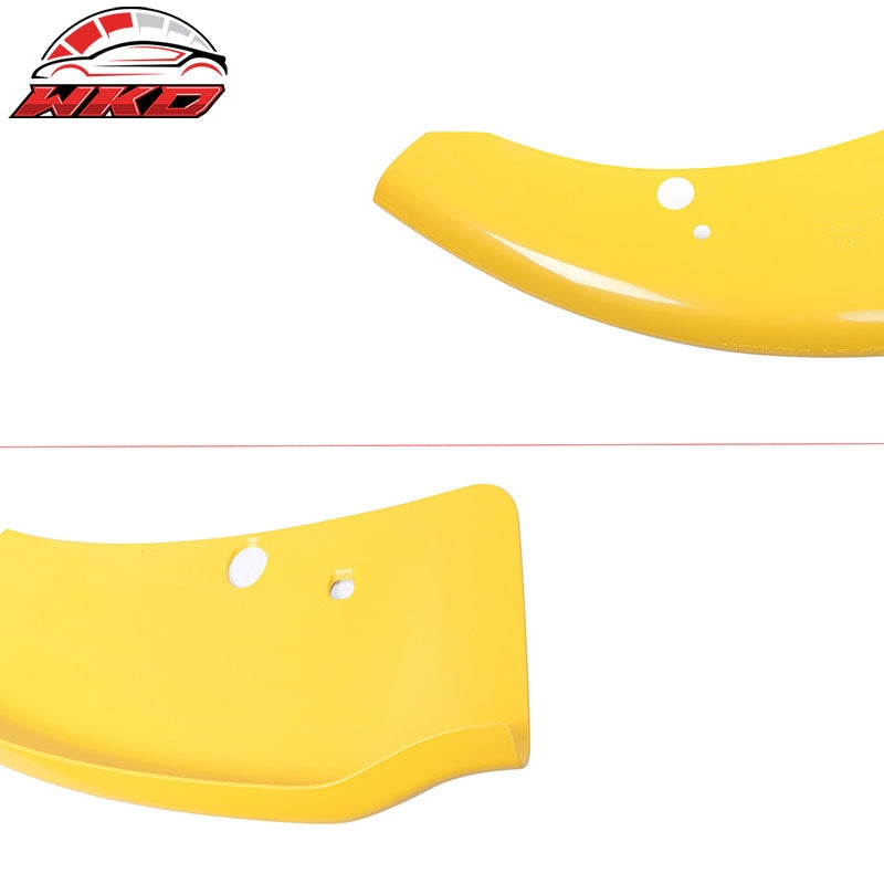 Fits 15-23 Dodge Charger SRT Scat Pack Front Bumper Lip Splitter Protector 2PCS