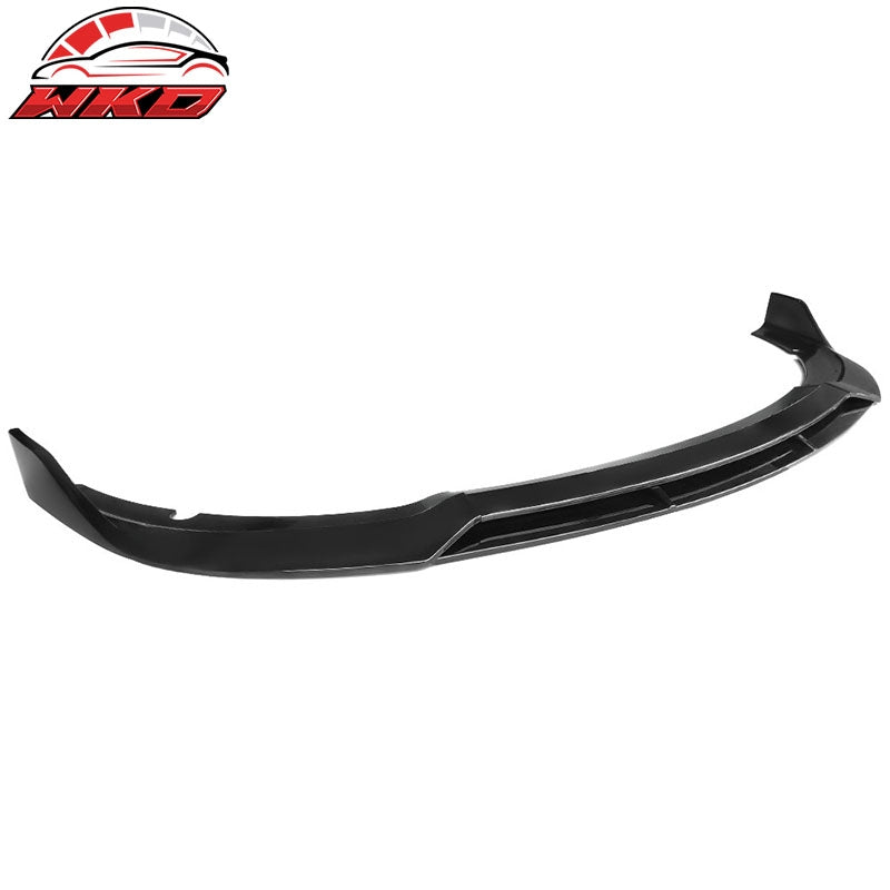 Fits 15-23 Dodge Charger SRT V2 Style Gloss Black Front Bumper Lip Spoiler 4PCS