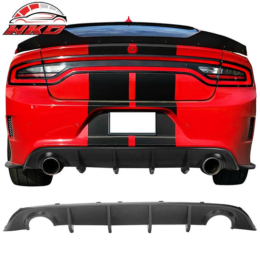 Wholesale 15-23 Dodge Charger SRT Rear Bumper Lip Diffuser Valance Carbon Fiber Print