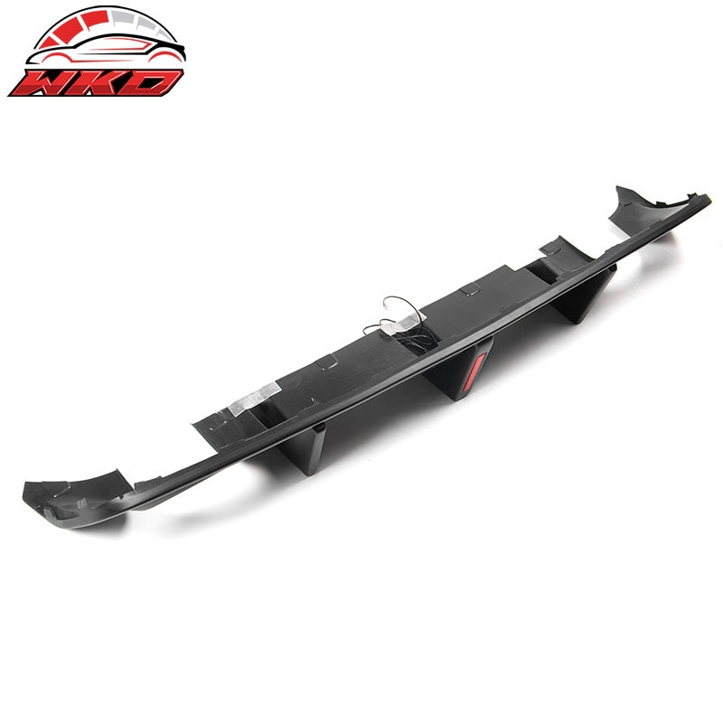 Fits 20-23 Dodge Charger Widebody IKON Style Rear Diffuser W/LED PP Matte Black