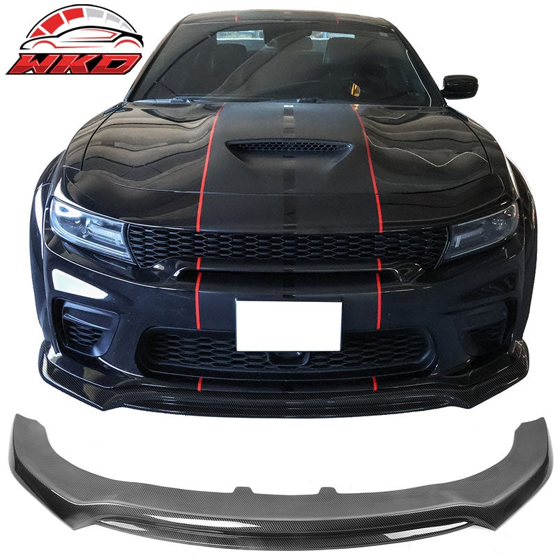 Wholesale 20-23 Dodge Charger SRT Widebody V3 Carbon Fiber Print Front Bumper Lip PP