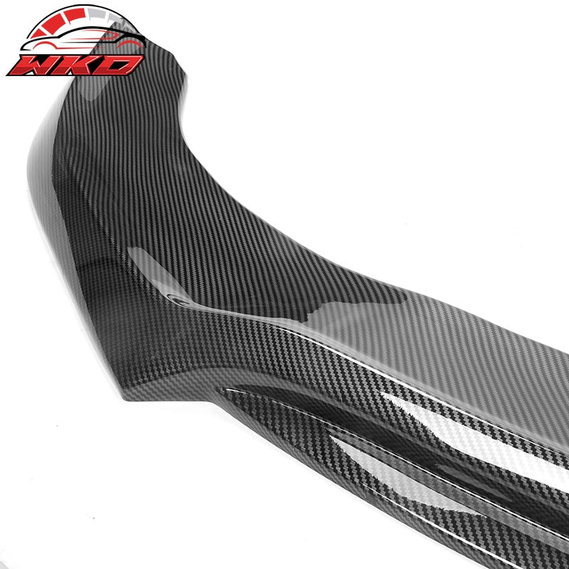 Fits 20-23 Dodge Charger SRT Widebody V3 Carbon Fiber Print Front Bumper Lip PP