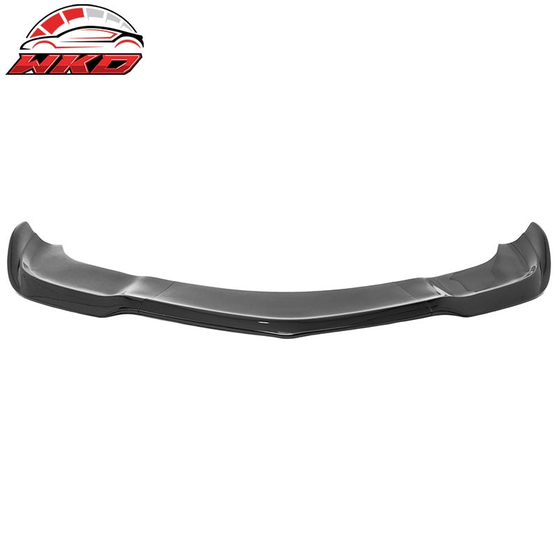 Fits 12-14 Dodge Charger SRT8 IKON PP Front Bumper Lip Chin Spoiler Gloss Black