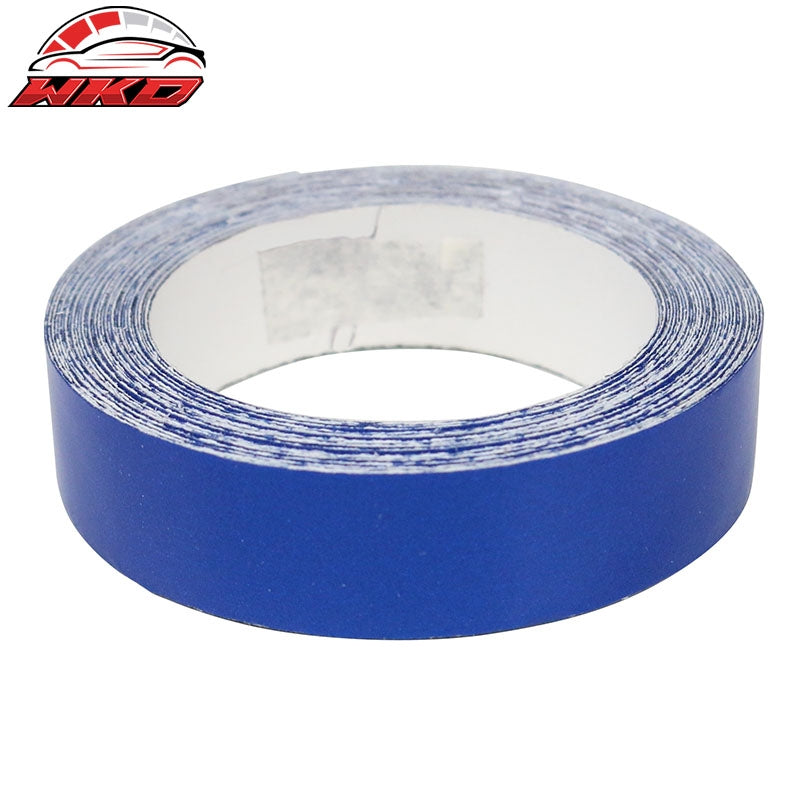Fits 12-14 Dodge Charger SRT8 OE Style Rear Lip Diffuser w/ Blue Reflective Tape