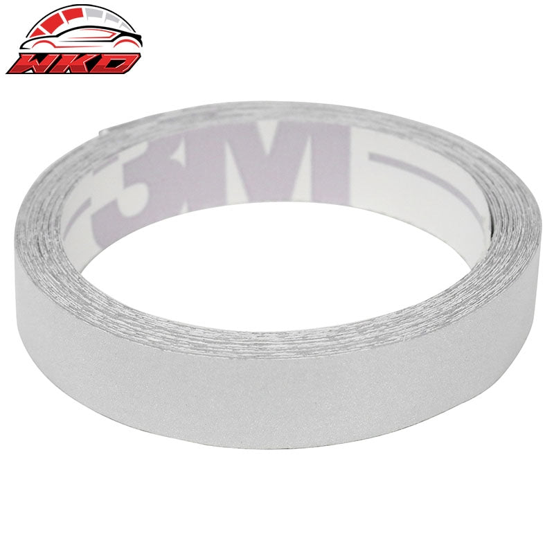 For 12-14 Dodge Charger SRT8 OE Style Rear Lip Diffuser w/ White Reflective Tape