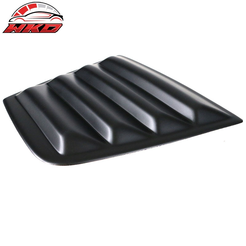 Fits 11-23 Dodge Charger V2 Style Side Window Scoop Louver Cover Matte Black PP