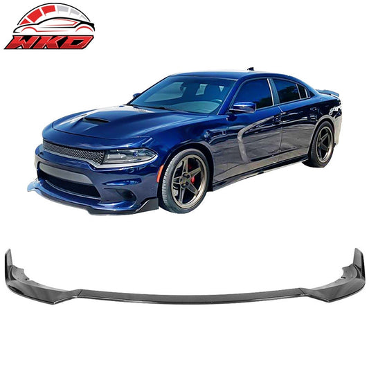 Wholesale 15-23 Dodge Charger V1 Style 3PCS Front Bumper Lip Spoiler ABS Gloss Black