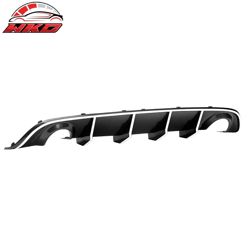 Fits 15-23 Dodge Charger V2 Rear Diffuser Carbon Fiber Print W/Reflective Tape