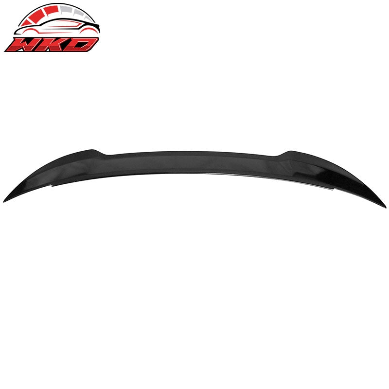 Fits 15-23 Dodge Charger V3 Style Gloss Black Rear Trunk Spoiler Lip Wing ABS