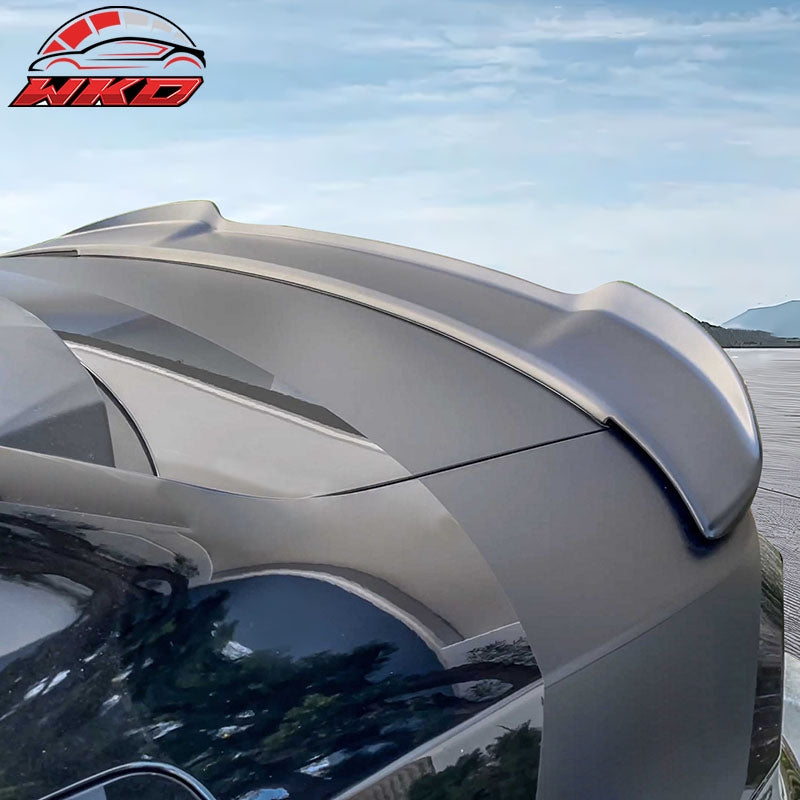 Fits 11-14 Dodge Charger V3 Style Rear Trunk Spoiler Wing Lip ABS Matte Black