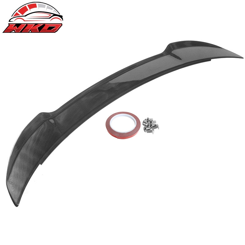 Wholesale 11-14 Dodge Charger V3 Style Rear Trunk Spoiler Wing Carbon Fiber Print ABS - Wikond Auto