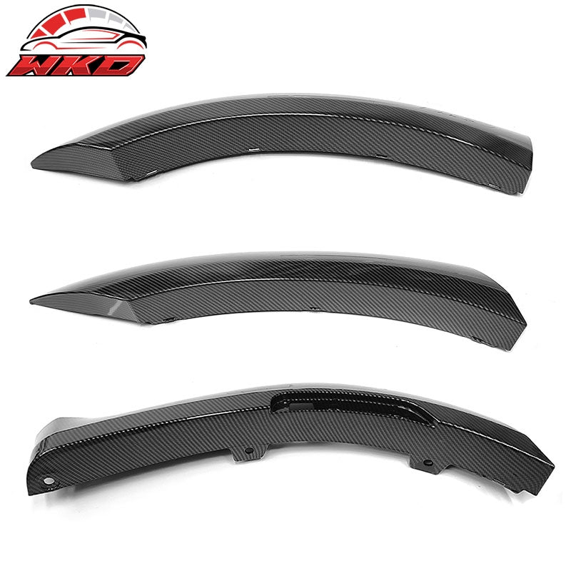 Fits 15-23 Dodge Charger Widebody Style Carbon Fiber Print Fender Flare 10PC ABS