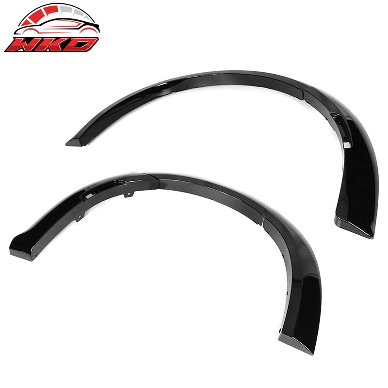 Fits 15-23 Dodge Charger Widebody Style Gloss Black Fender Flares Cover 10PC ABS