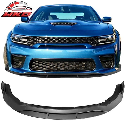 Wholesale 20-23 Dodge Charger Widebody IKON Style Matte Black Front Bumper Lip 4PCS