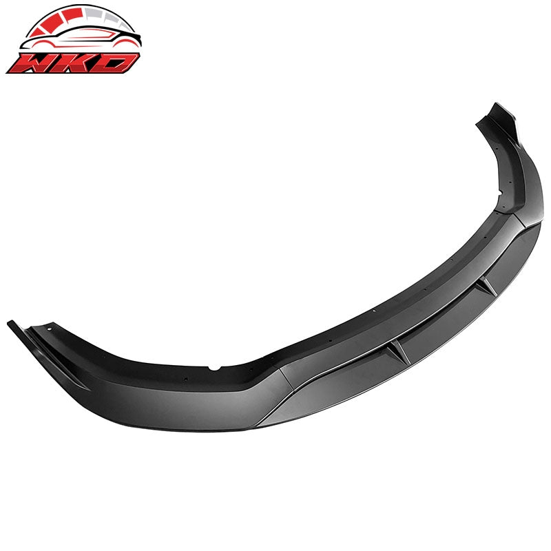 Fits 20-23 Dodge Charger Widebody IKON Style Matte Black Front Bumper Lip 4PCS