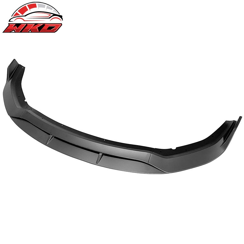Fits 20-23 Dodge Charger Widebody IKON Style Matte Black Front Bumper Lip 4PCS
