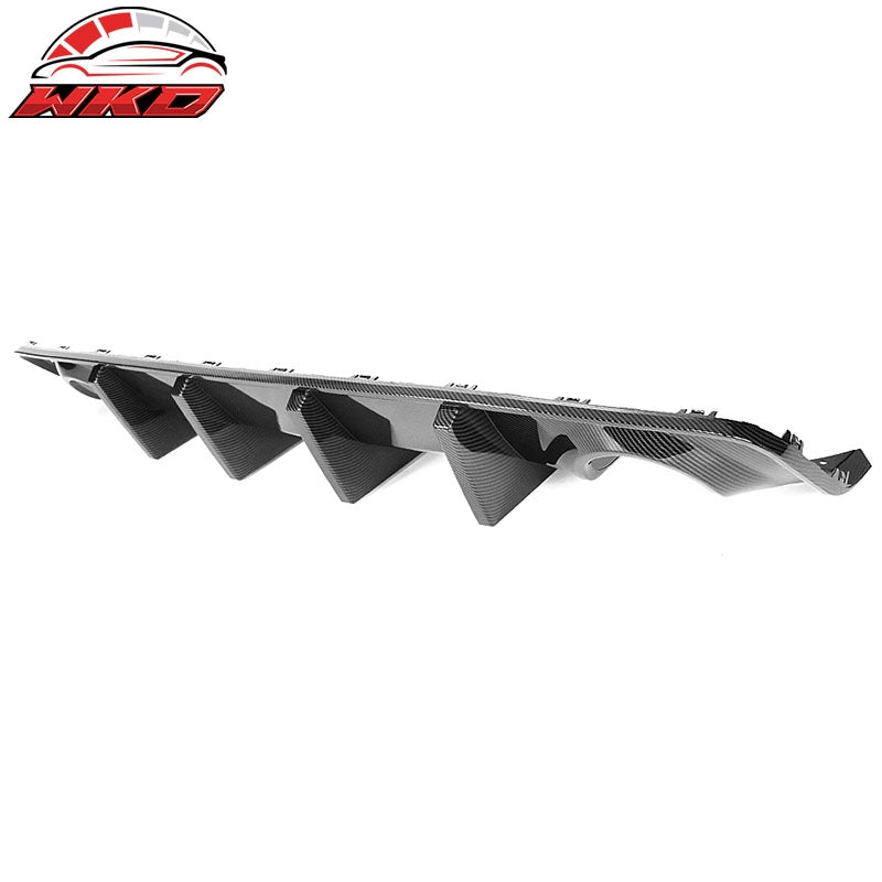 Wholesale 20-23 Dodge Charger Widebody IKON Style Rear Diffuser PP Carbon Fiber Print - Wikond Auto
