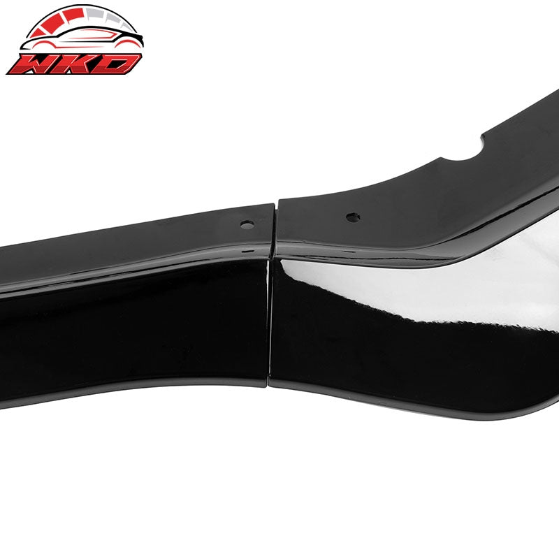 Fits 20-23 Dodge Charger Widebody IKON V2 Style Gloss Black Front Bumper Lip 4PC