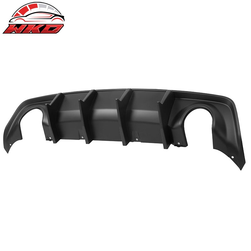 Wholesale 20-23 Dodge Charger Widebody IKON V3 Style Matte Black Rear Diffuser 2PCS