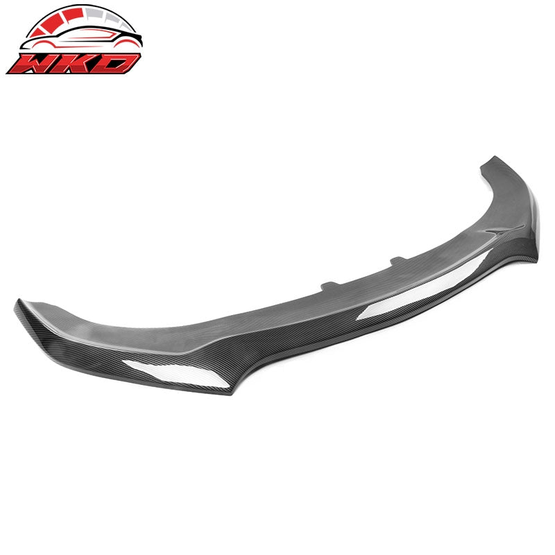 Fits 20-23 Dodge Charger Widebody IKON V4 Carbon Fiber Print Front Bumper Lip PP