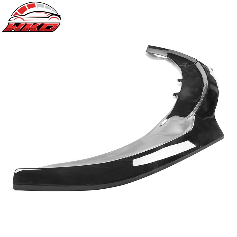 Fits 20-23 Dodge Charger Widebody IKON V4 Style Gloss Black Front Bumper Lip PP